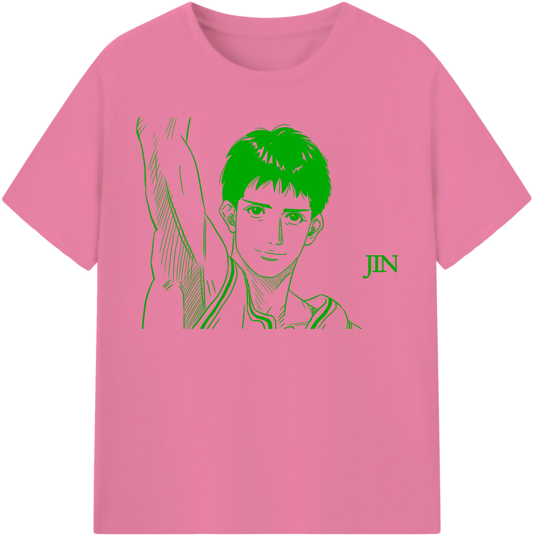 SLAM DUNK／スラムダンク 綿100％半袖Tシャツ（フロントプリント）